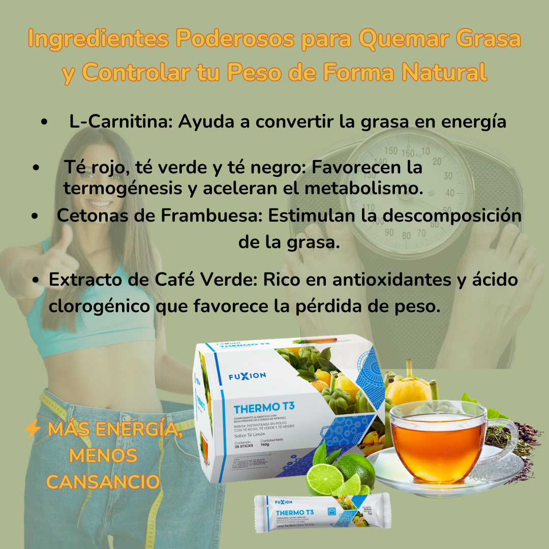 Thermo T3 Quemador de Grasa Natural