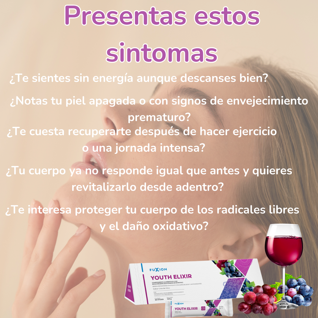 YOUTH ELIXIR de Fuxion – Rejuvenece tu energía, piel y mente