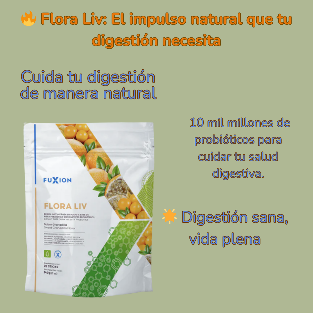 Flora liv De Fuxion Cero Gastritis y helicobacter. P