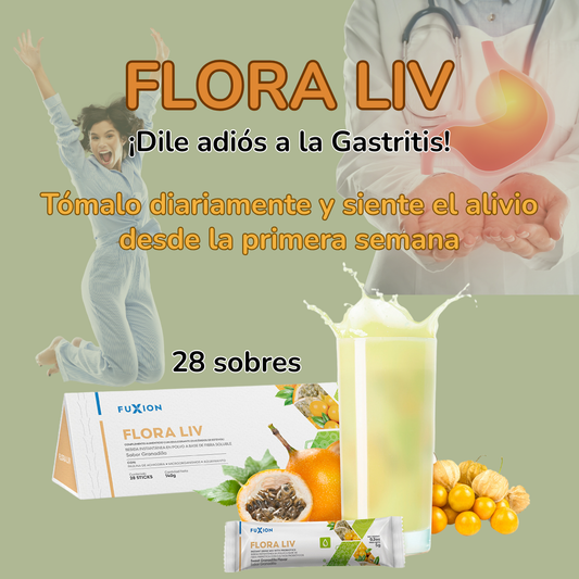 Flora liv De Fuxion Cero Gastritis y helicobacter. P