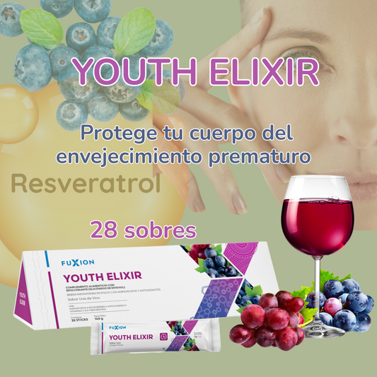 YOUTH ELIXIR de Fuxion – Rejuvenece tu energía, piel y mente